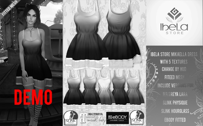 Ibela Store - Dress Mikaella with HUD DEMO