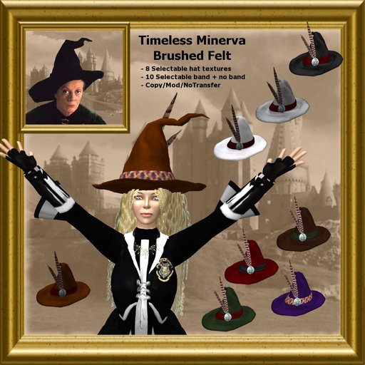 Timeless Minerva Wizard Hat - Brushed Felt