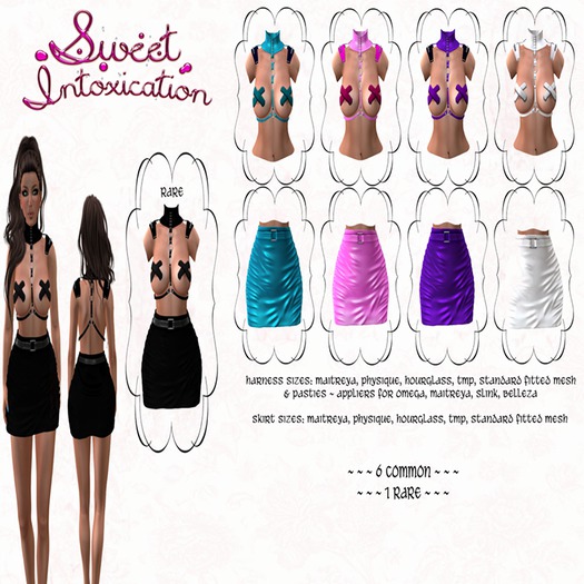::Sweet Intoxication:: Chrissy - Black - RARE
