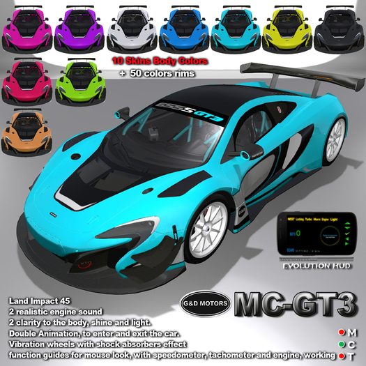 G&D MOTORS MC-GT3