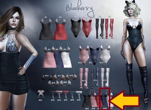 #30 Blueberry - Energy - COMMON - Solid Dress - Sky *M*