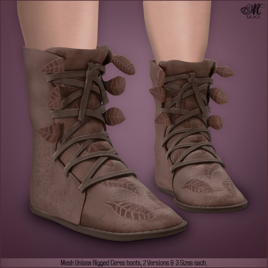 *MUKA* Ceres Boots Cream