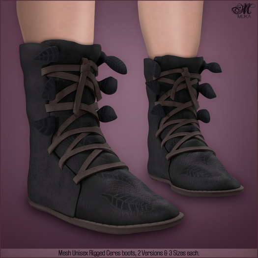 *MUKA* Ceres Boots Black