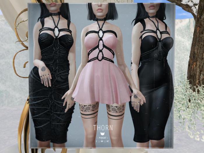 -Pixicat- Thorn.Dress (Slink) RARE