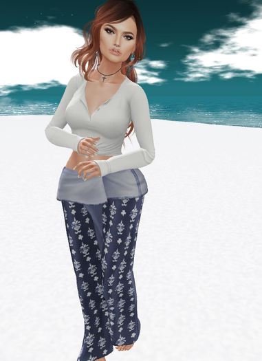 Zaara [Goa party] : 6 Arpora Fishermans pants *batik blues*
