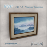 [CIRCA] Pkg - "Myst" - Wall Art - Waterside Watercolour
