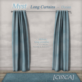 [CIRCA] Pkg - "Myst" - Long Curtains - In Ocean