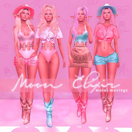 Moon Elixir - Motel Musings - 2 - RARE Skirt - Maitreya