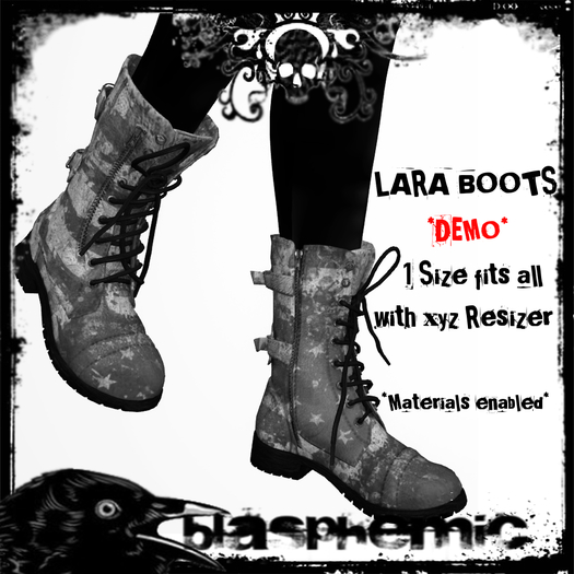 BLASPHEMIC - LARA BOOTS - DEMO 