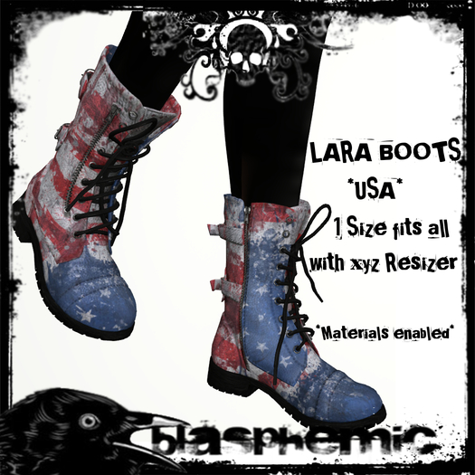 BLASPHEMIC - LARA BOOTS - USA