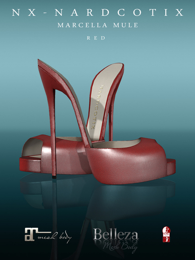 NX-Nardcotix Marcella Mule Red