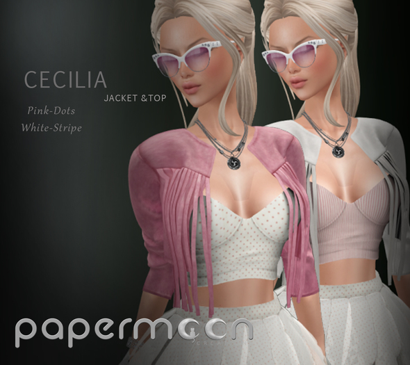 PaperMoon- CECILIA Jacket & Top Stipe/Dots**2Different Combinations**