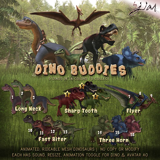 JIAN Dino Buddies :: 13. Fast Biter - Green (BOX)