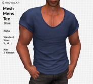 GridWear Mens Tee - Blue