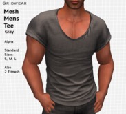 GridWear Mens Tee - Gray
