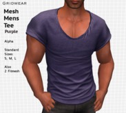 GridWear Mens Tee - Purple