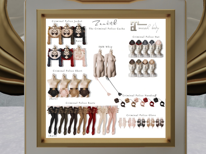 =Zenith=Criminal Police HandCuff (choco)