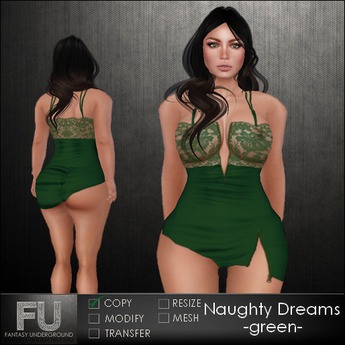 Second Life Marketplace - Naughty Dreams -Green-
