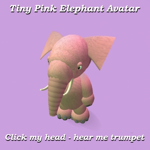 Tiny Inc. tiny pink elephant avatar