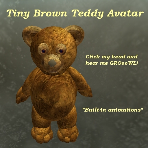 Tiny Inc. tiny brown  teddy avatar