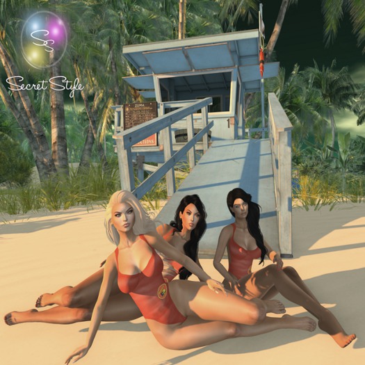 -SS- On the Beach Group Pose