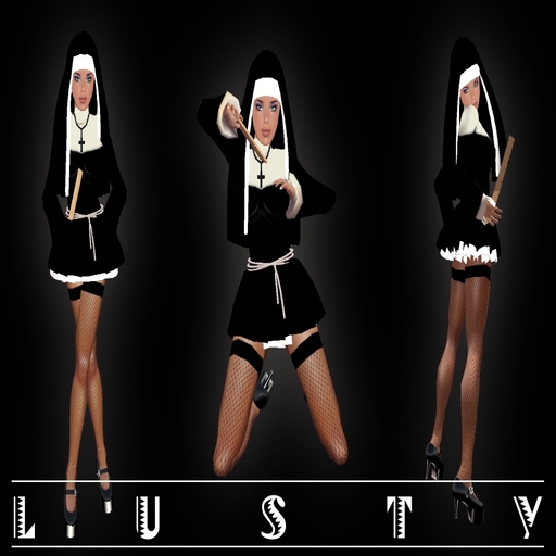 !!Lusty!! Naughty Nun Including Shoes (boxed)