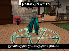 *PA* Rotating Color Change Glowing Pentacle