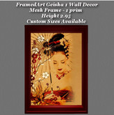 FrameArt Geisha1