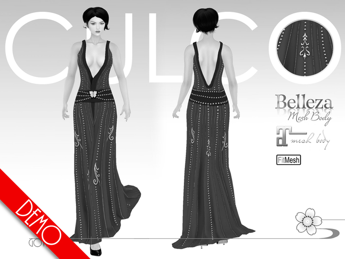 Demo -Culco- Oriental Dress -Sapphire