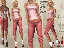 ♥e.t.♥ Rachael Outfit Pink, Top, Capri Pants & Shoes