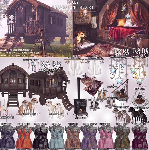 Foxes - Travelling Heart - Dress - Tan[box]