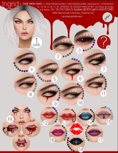 01 Genesis_Head_Ingrid_2.0_Vampire RARE