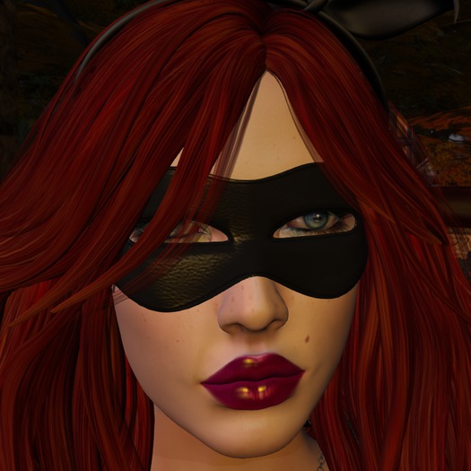 Ode's black leather Mask ** DEMO **