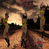 SexyLatex Anny Yellow Black + Gift Boots
