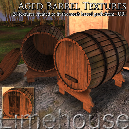 aged barrel textures boxed