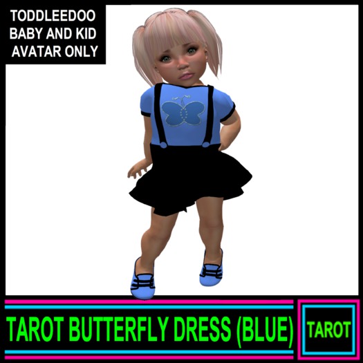 TAROT BUTTERFLY DRESS (BLUE)