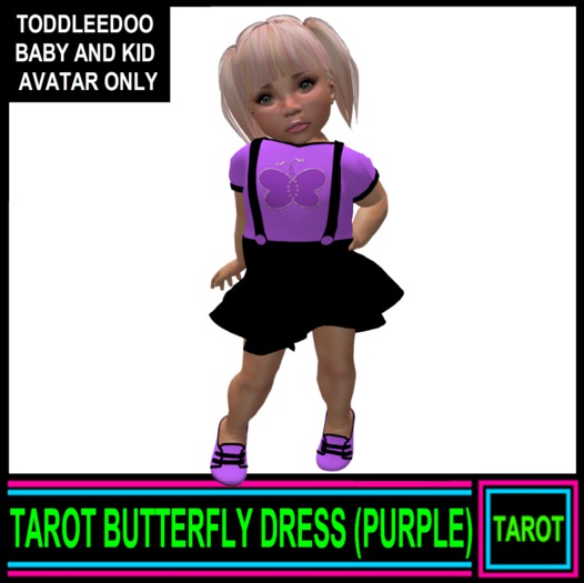 TAROT BUTTERFLY DRESS (PURPLE)