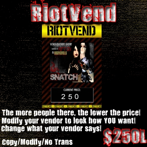 [HeZ] RiotVend Vendor 1.0 Box - Flashmob vending system