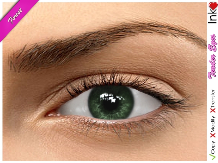 * Inkheart * - Tender Eyes - Forest (4 Sizes System + Mesh)