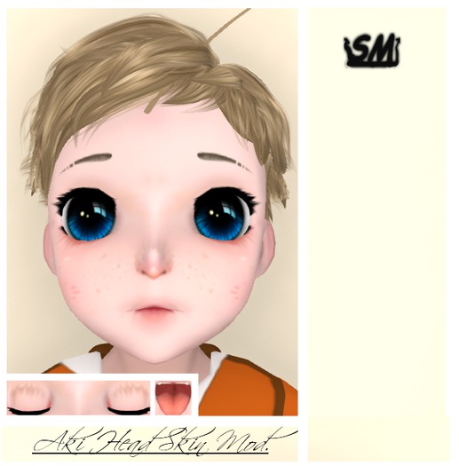 Aki head skin Mod