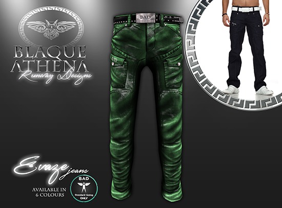 BAD * EVAZE (DENIM JEANS) * (RIFT)