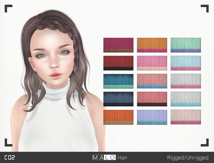 [MALO] C02 Hair - Candy Dipped