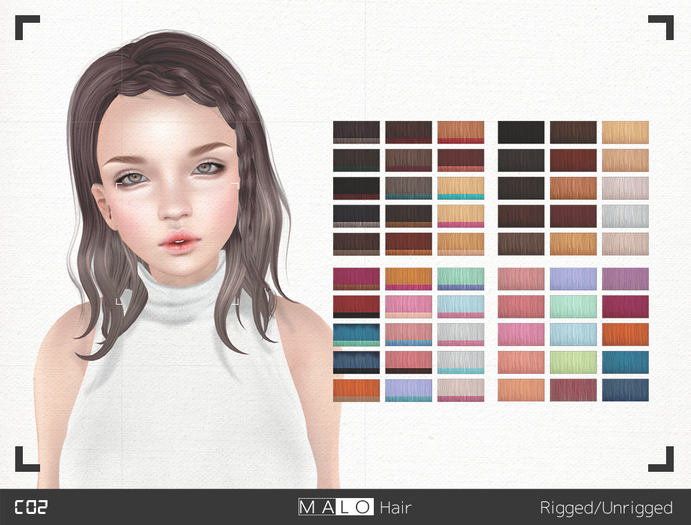 [MALO] C02 Hair - Fatpack