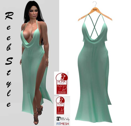 473-Reeb sTyle Eda Green Dress