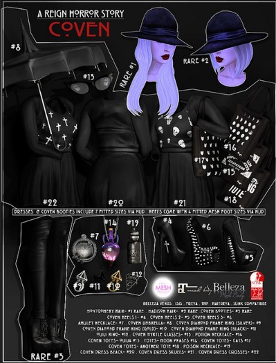 REIGN.- MONTGOMERY HAIR- #1 RARE