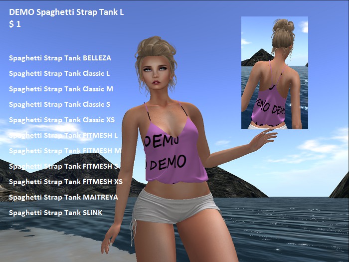 DEMO SPAGHETTI STRAP TOP