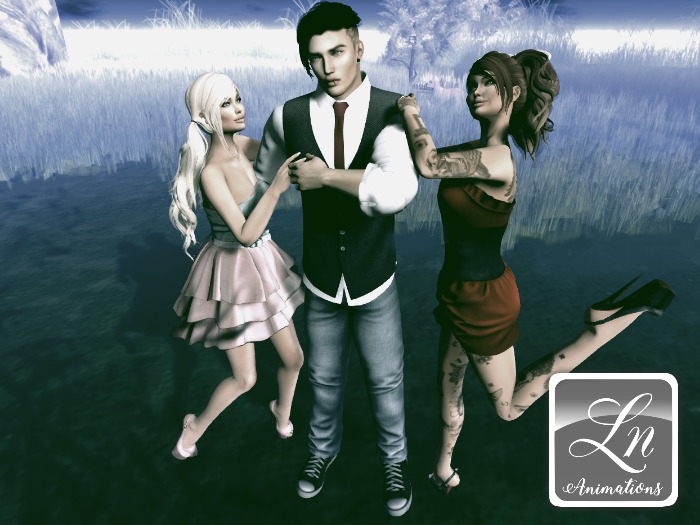 Second Life Marketplace - [LN] Animations - 1Man2GirlsPose