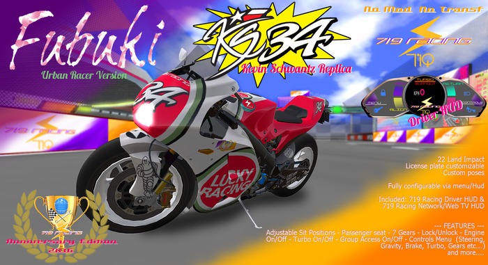 719 Racing - Fubuki KS34 Ann.Ed. (Wear to Unpack)