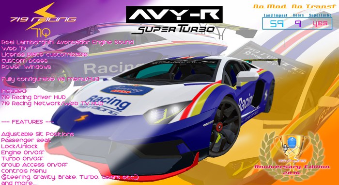 ⚡719 Racing - Avy R ST - Anniversary Edition 2016 