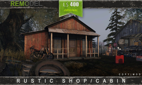 Second Life Marketplace - Rural Shop/Cabin [NEW]